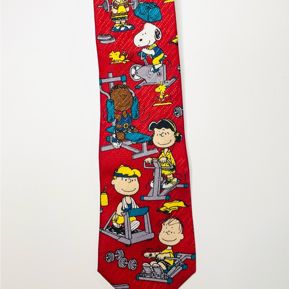 Peanuts Charlie Brown Red Tie No Pain No Gain
